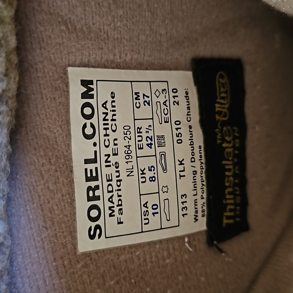 Sorel Waterfall Waterproof Tan Leather Boots - Picture 6 of 8